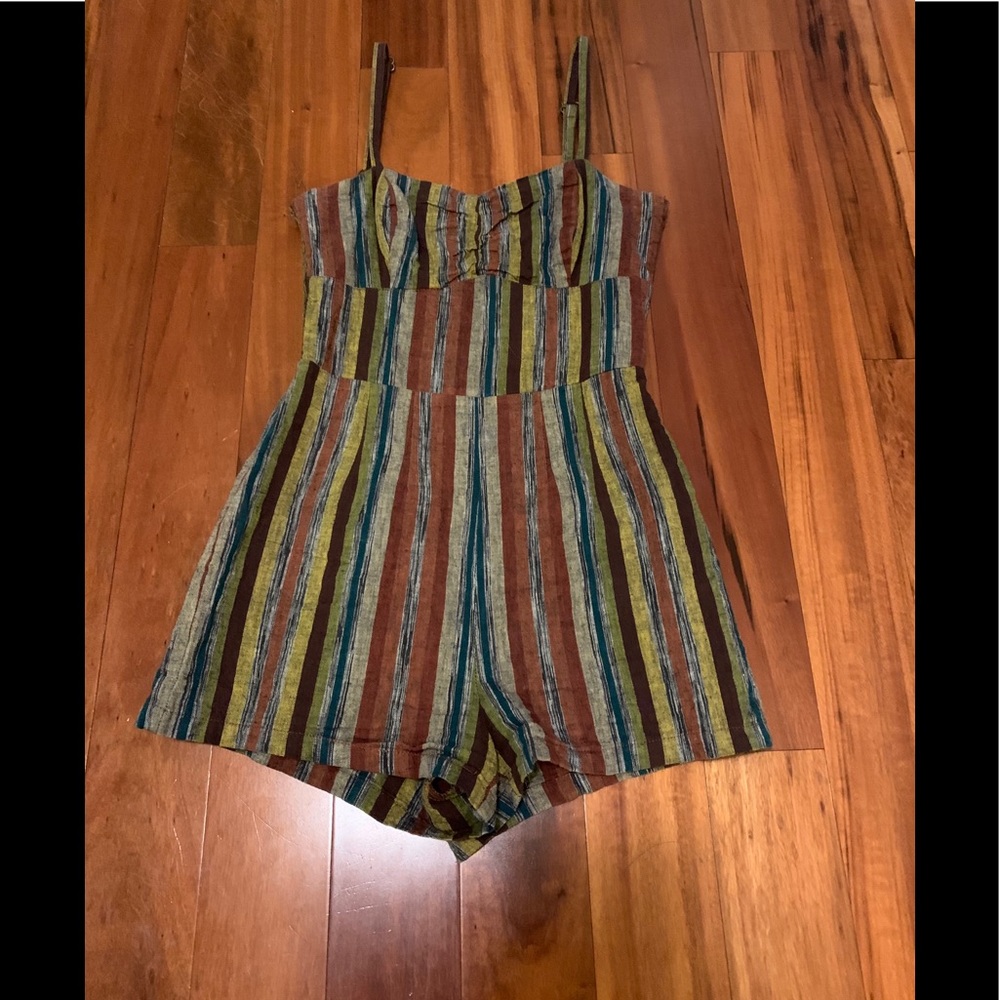 Boho Striped Romper